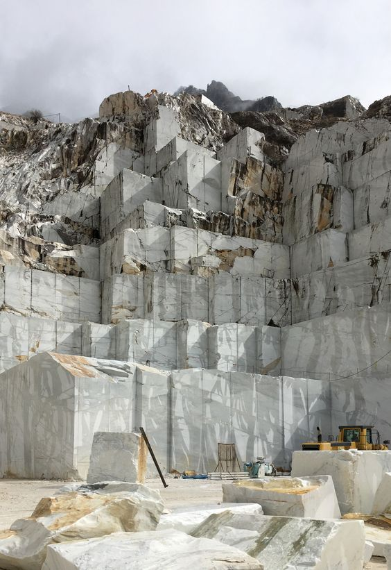 White stone quarry